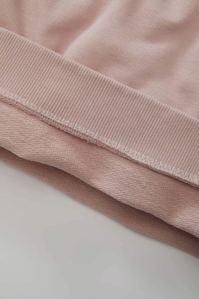 Kız Bebek Bisiklet Yaka Yazı Baskılı Sweatshirt