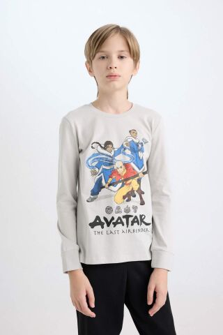 Erkek Çocuk Pijama Takımı Avatar the Last Airbender Uzun Kollu Üst Uzun Alt