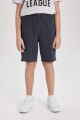Erkek Çocuk Pike Basic Bermuda Şort
