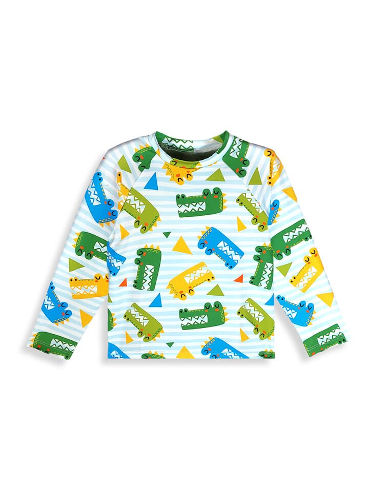 UV Korumalı Timsah Erkek Çocuk Mayo T-shirt