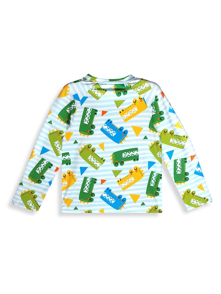 UV Korumalı Timsah Erkek Çocuk Mayo T-shirt