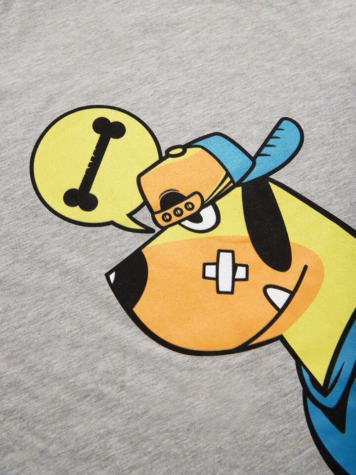Kemik Köpek Erkek Çocuk T-shirt Pantolon Takım 7 Y - Gri, Mavi