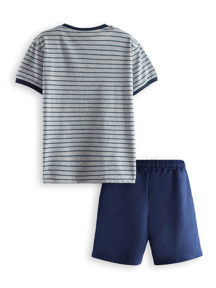 Erkek Çocuk Basic T-shirt Şort Takım