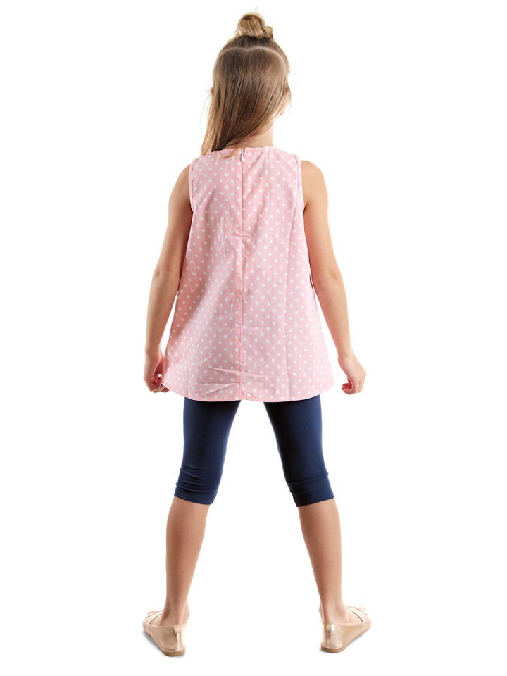 Hello Tavşan Kız Çocuk Tunik Tayt Takım 2 Y - Pembe, Lacivert