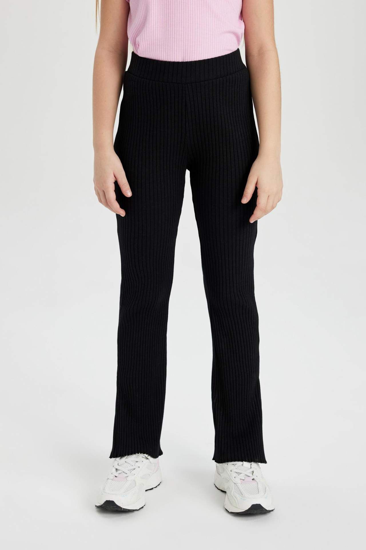 Kız Çocuk Flare Fit Fitilli Kaşkorse Pantolon