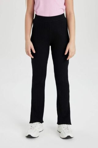 Kız Çocuk Flare Fit Fitilli Kaşkorse Pantolon
