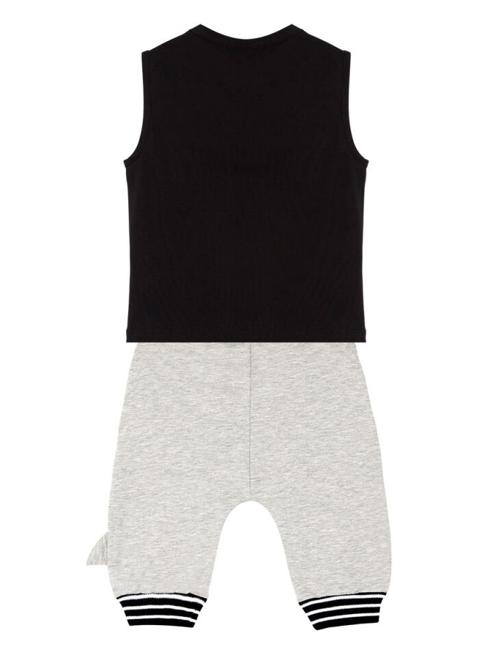 Shark Attack Erkek Çocuk T-shirt Kapri Şort Takım