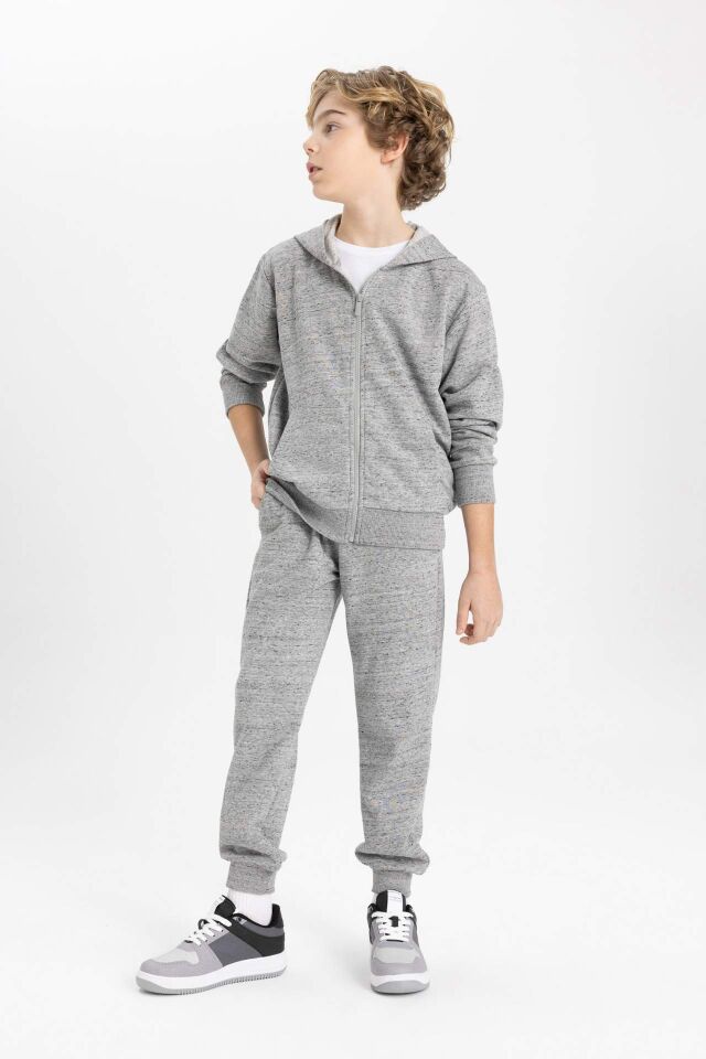 Erkek Çocuk Beli Bağcıklı Lastikli Paça Cepli Jogger Eşofman Altı