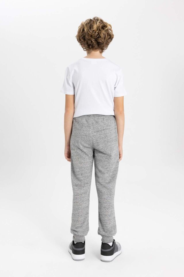 Erkek Çocuk Beli Bağcıklı Lastikli Paça Cepli Jogger Eşofman Altı