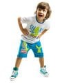 Shark Island Erkek Çocuk T-shirt Şort Takım