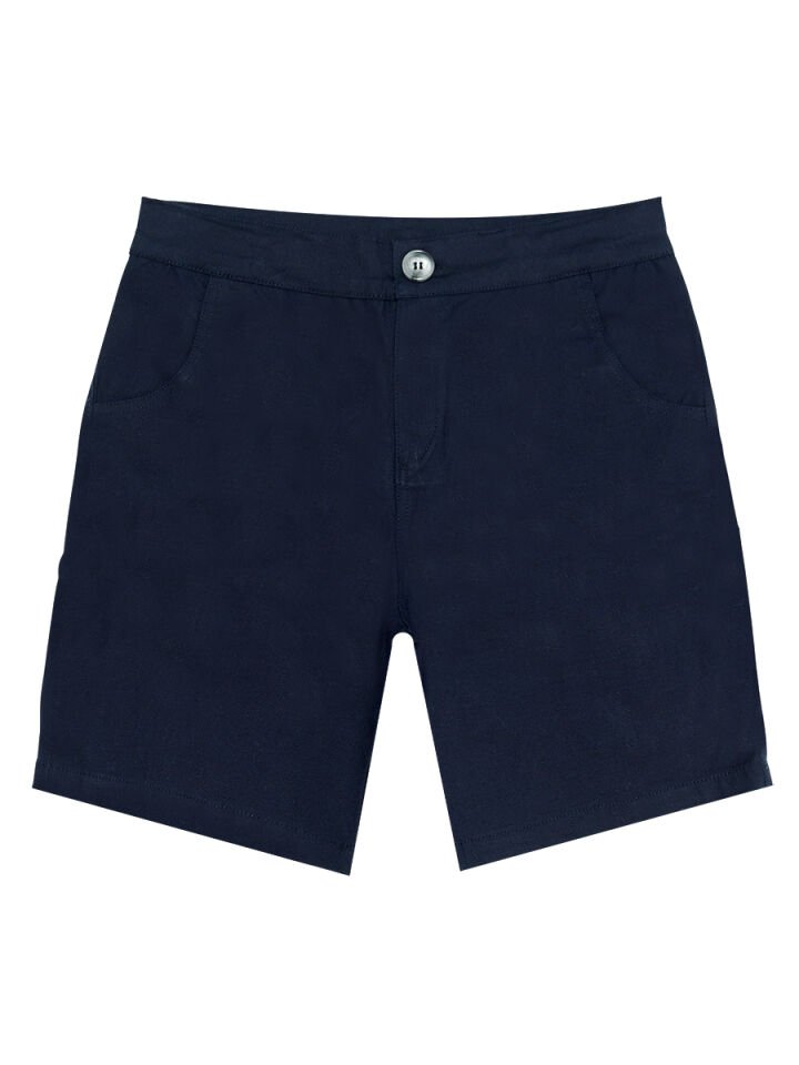 Sharrk Erkek Çocuk Polo Yaka T-shirt Şort Takım 10 Y - Gri, Lacivert