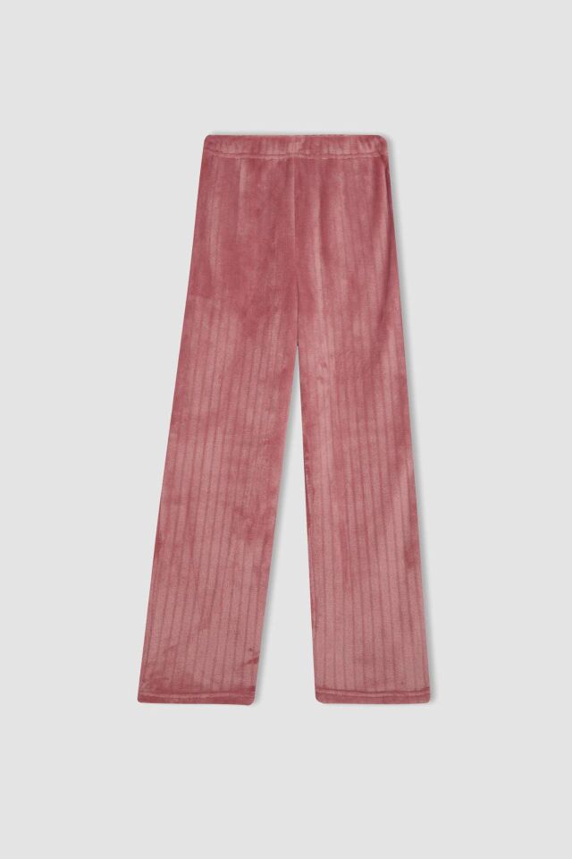 Kız Çocuk Pijama Takımı Polar Uzun Kollu Üst Uzun Alt