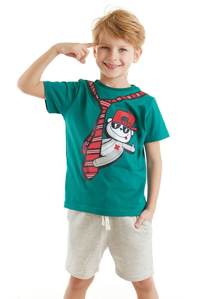 Kravat Koala Erkek Çocuk T-shirt Şort Takım