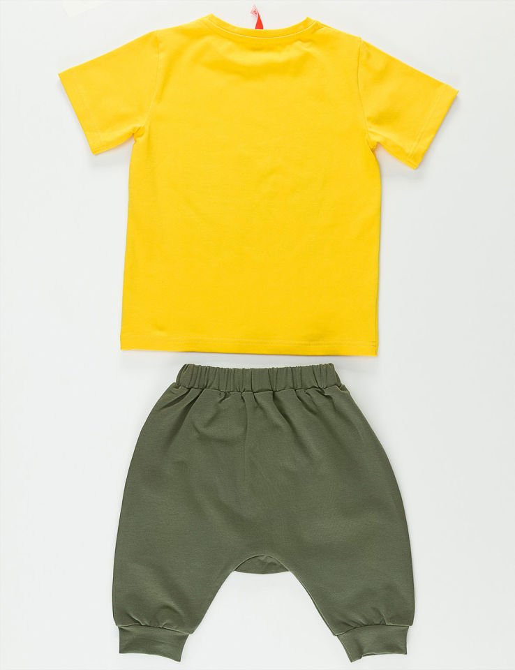 Bronx Erkek Çocuk T-shirt Kapri Şort Takım