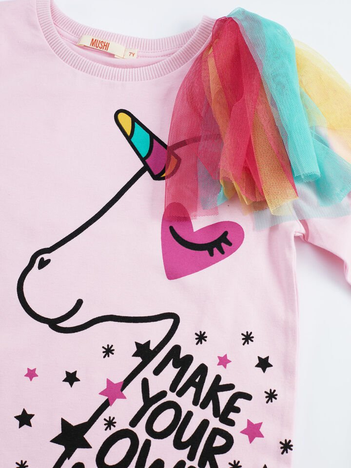 Love Magic Tüllü Kız Çocuk Tunik Tayt Takım