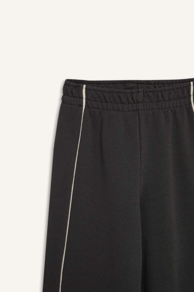 Kız Çocuk Wide Leg Beli Lastikli Geniş Bol Paça Eşofman Altı
