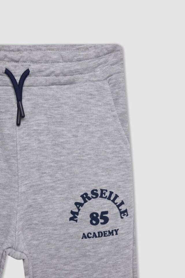 Erkek Çocuk Beli Paçası Lastikli Baskılı Eşofman Altı
