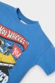 Erkek Bebek Hot Wheels 2'li Takım Kısa Kollu Tişört Beli Lastikli Şort