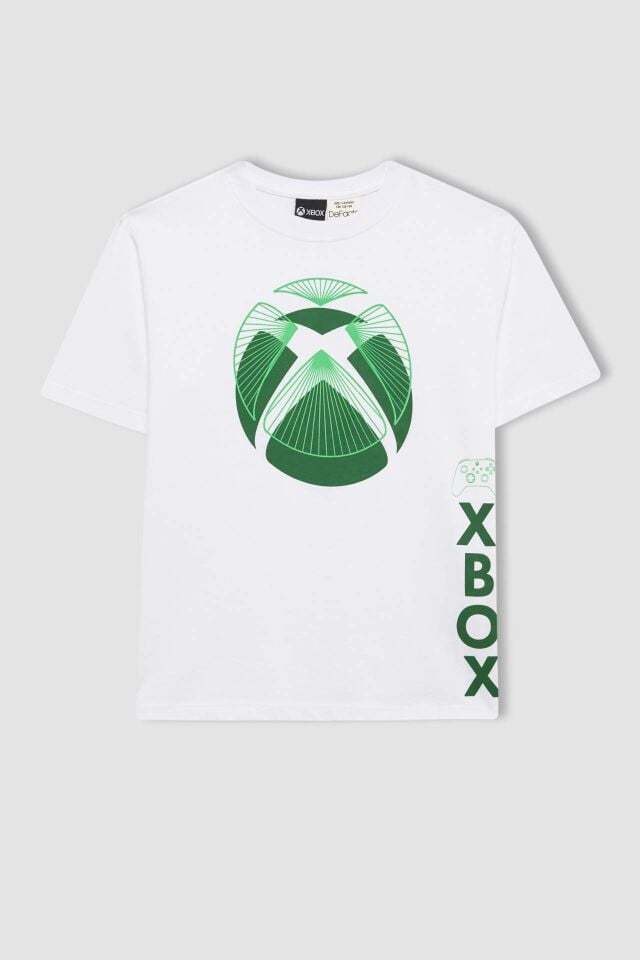 Erkek Çocuk Xbox Bisiklet Yaka Kısa Kollu Tişört