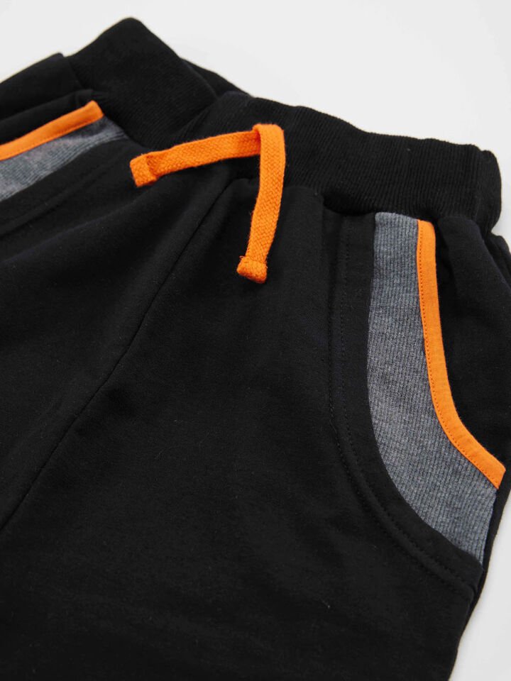 Summer Fun Erkek Çocuk T-shirt Kapri Şort Takım 4 Y - Siyah, Gri