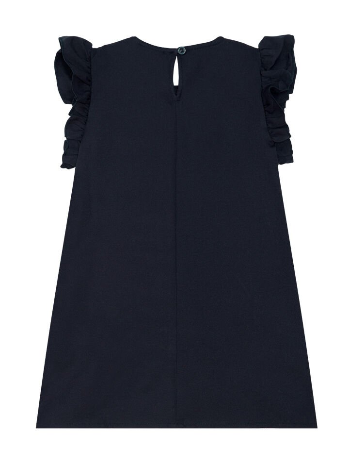 Unique Unicorn Kız Çocuk Elbise 4 Y - Lacivert Pembe