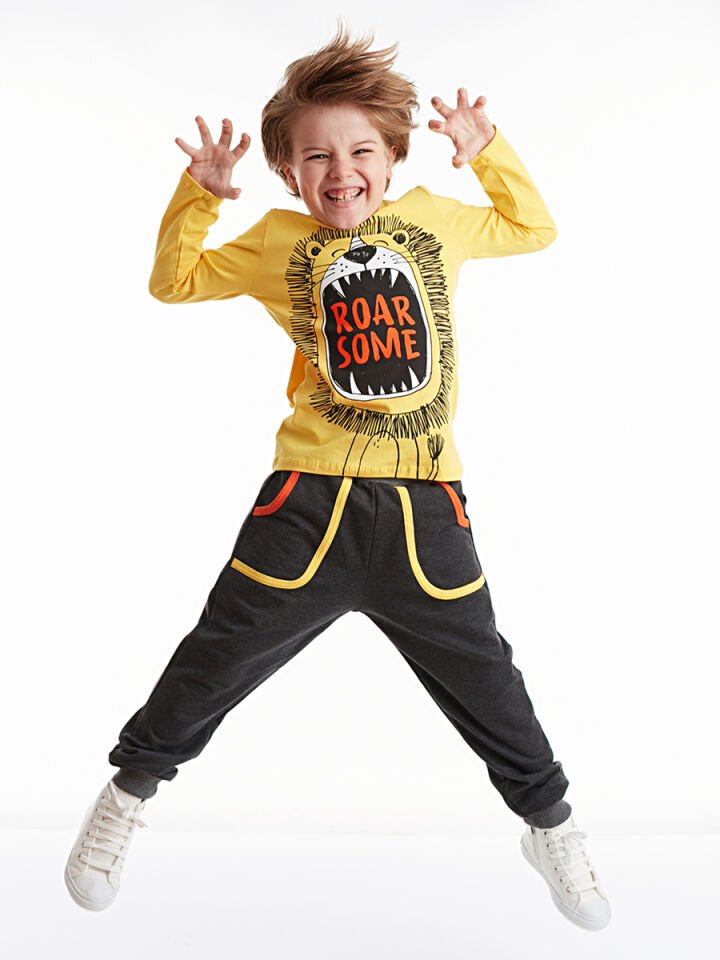 Roar Lion Erkek Çocuk T-shirt Pantolon Takım