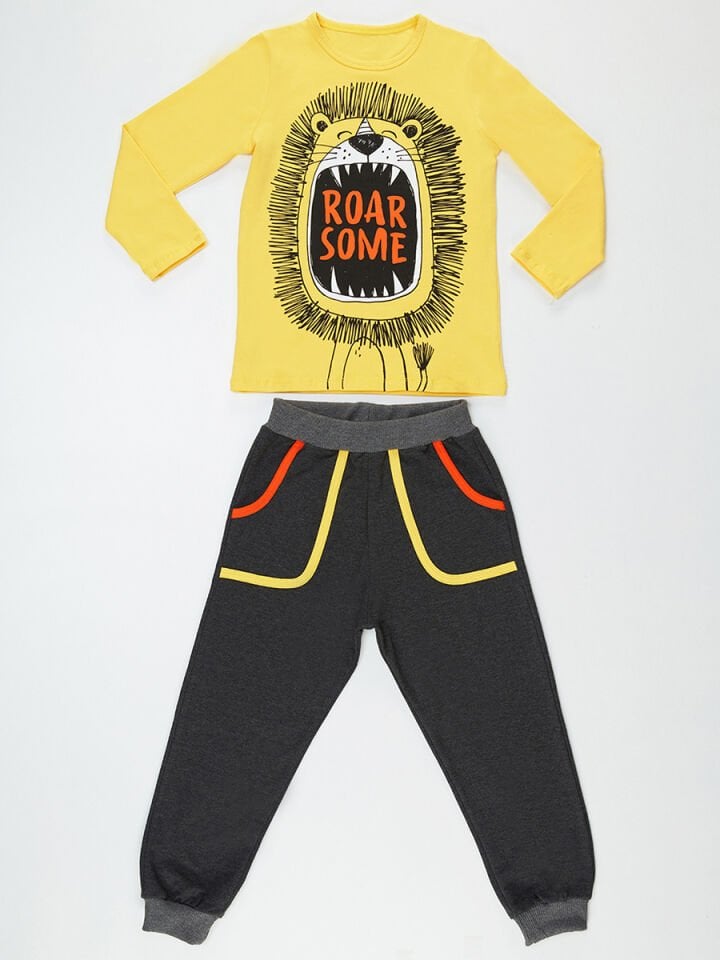 Roar Lion Erkek Çocuk T-shirt Pantolon Takım