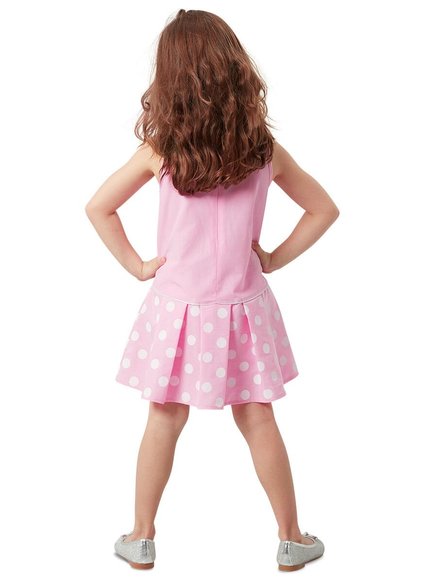 Havuç Delisi Kız Çocuk Pembe Elbise