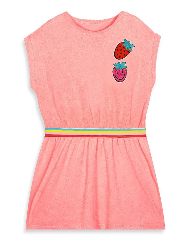 Pembe Çilek Kız Çocuk Havlu Elbise
