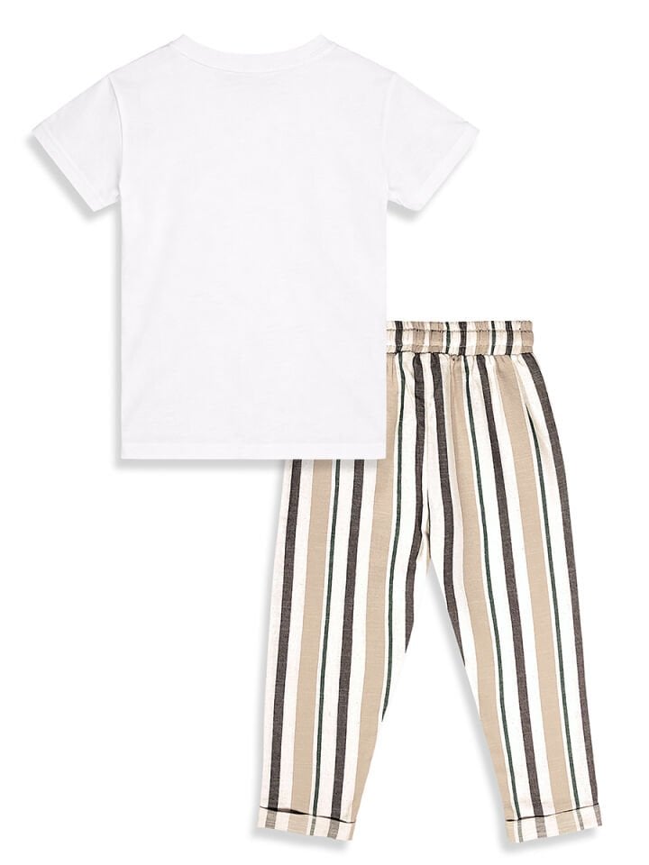 Dinolar Erkek Çocuk T-shirt Pantolon Takım