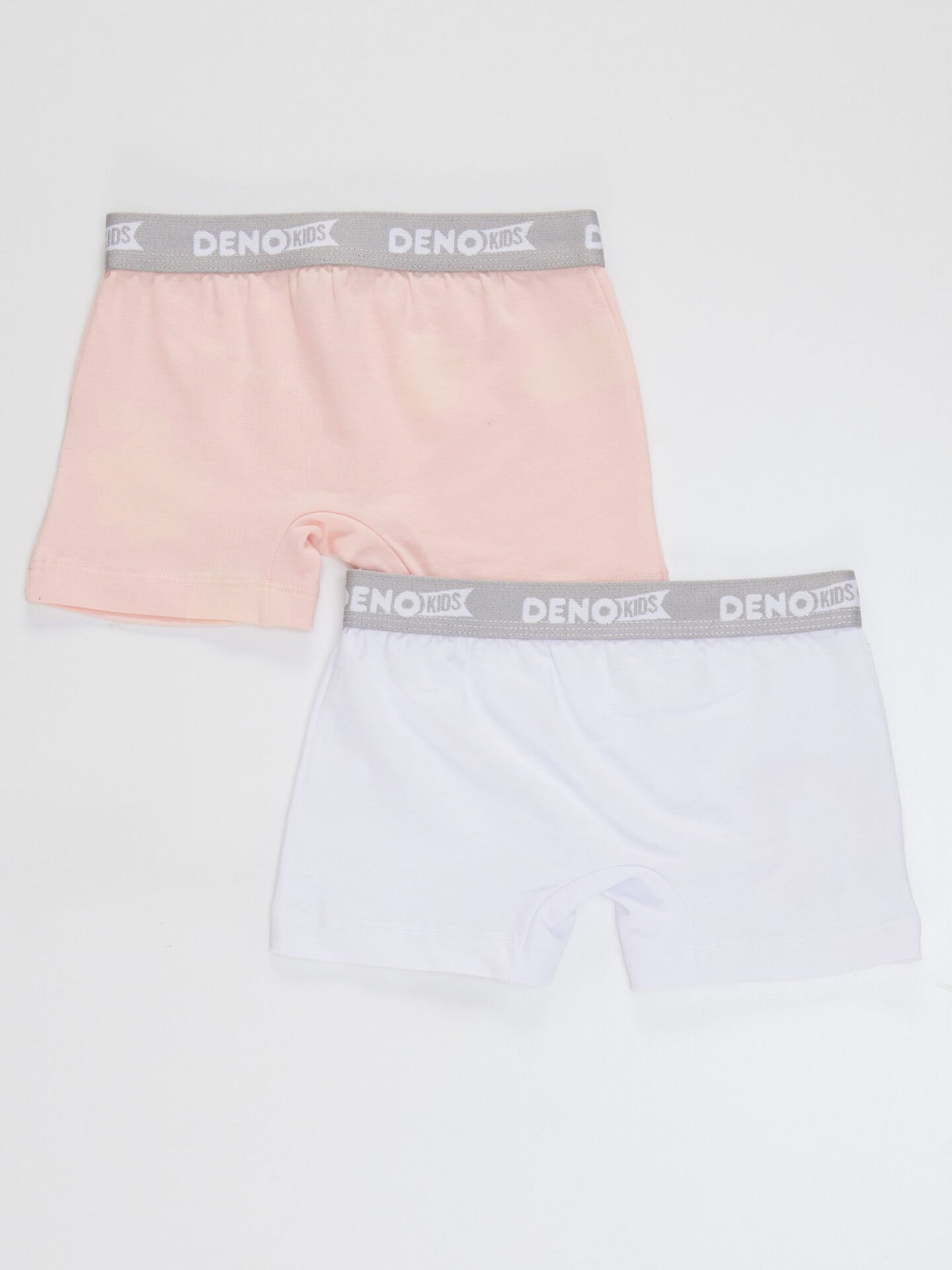 Kız Çocuk Pembe-Beyaz 2 Adet Boxer Takım 3-4 Y - Pembe, Beyaz