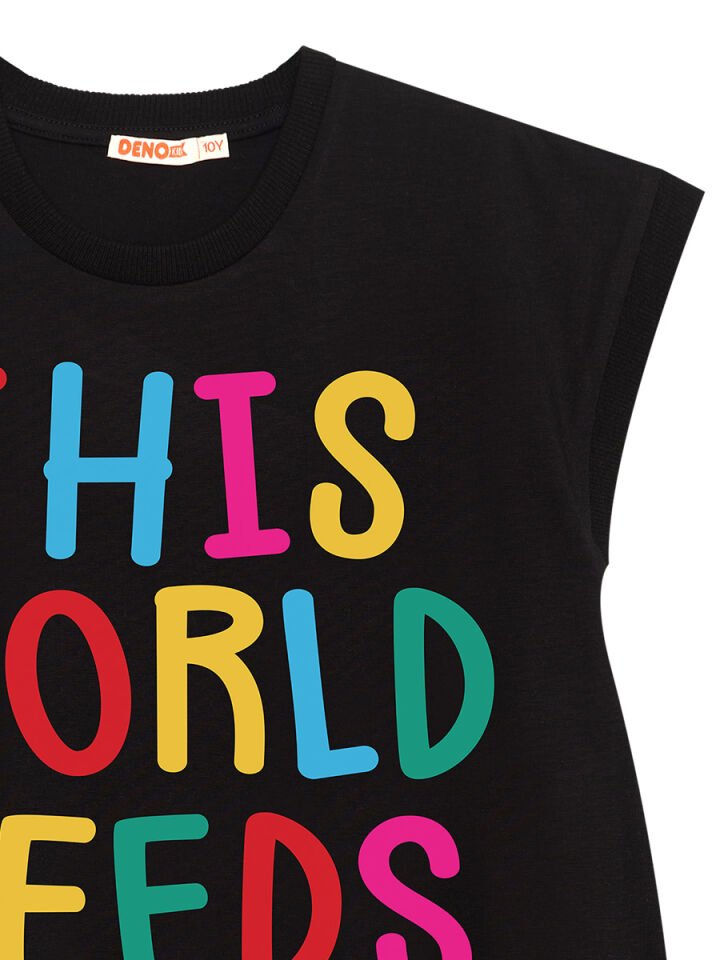 Magical Kız Çocuk Siyah Elbise