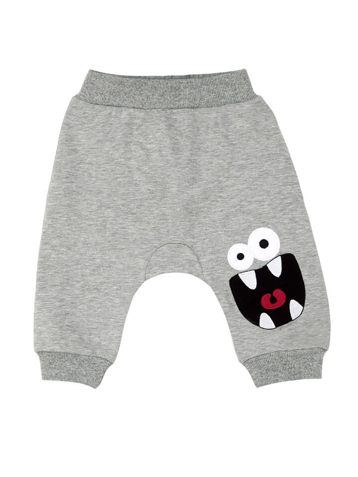 Kahkaha Erkek Çocuk T-shirt Kapri Şort Takım 5 Y - Kırmızı Gri