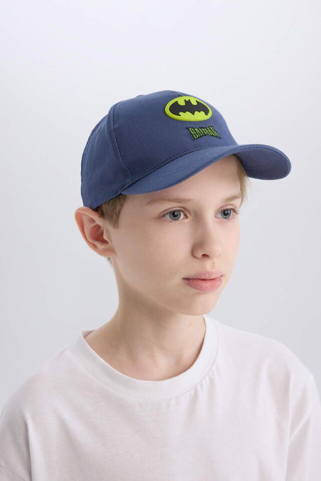 Erkek Çocuk Batman Pamuklu Beyzbol Basketbol Şapkası