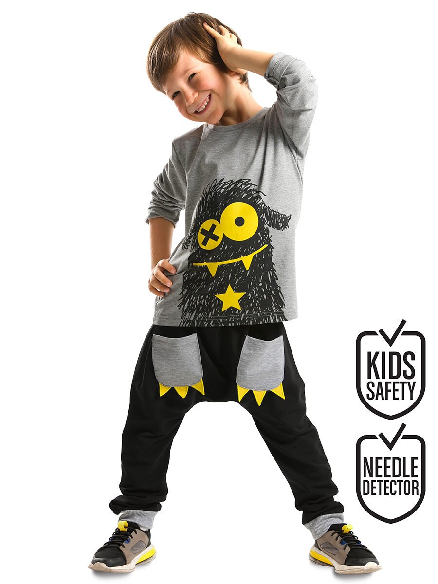 Xo Ponçik Erkek Çocuk T-shirt Pantolon Takım