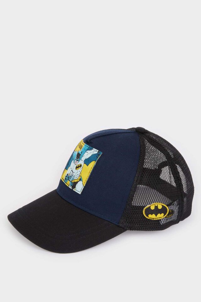 Erkek Çocuk Batman Pamuklu Cap Şapka