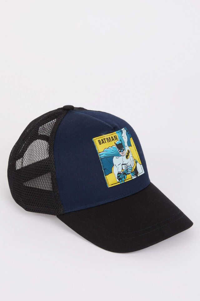 Erkek Çocuk Batman Pamuklu Cap Şapka