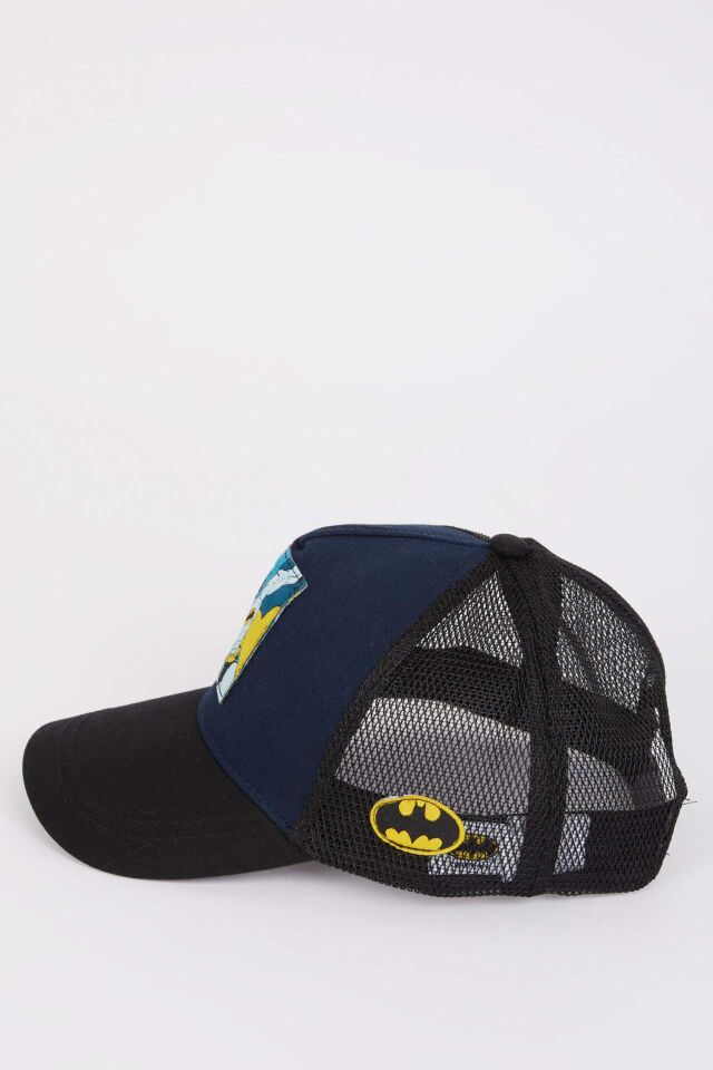 Erkek Çocuk Batman Pamuklu Cap Şapka