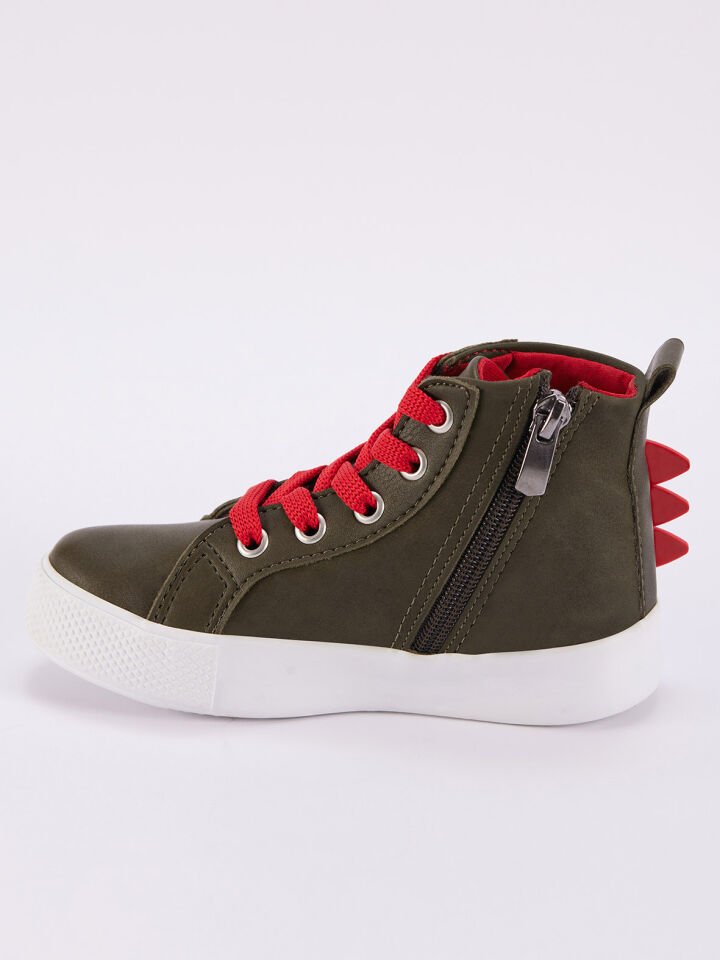 Dinozor Erkek Çocuk Haki Sneakers Spor Ayakkabı 31 N - Haki