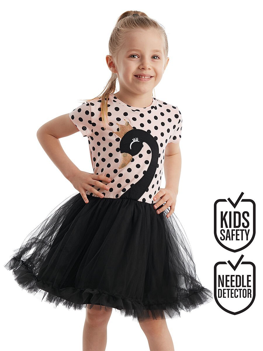 Siyah Kuğu  Kız Çocuk Tütü Elbise