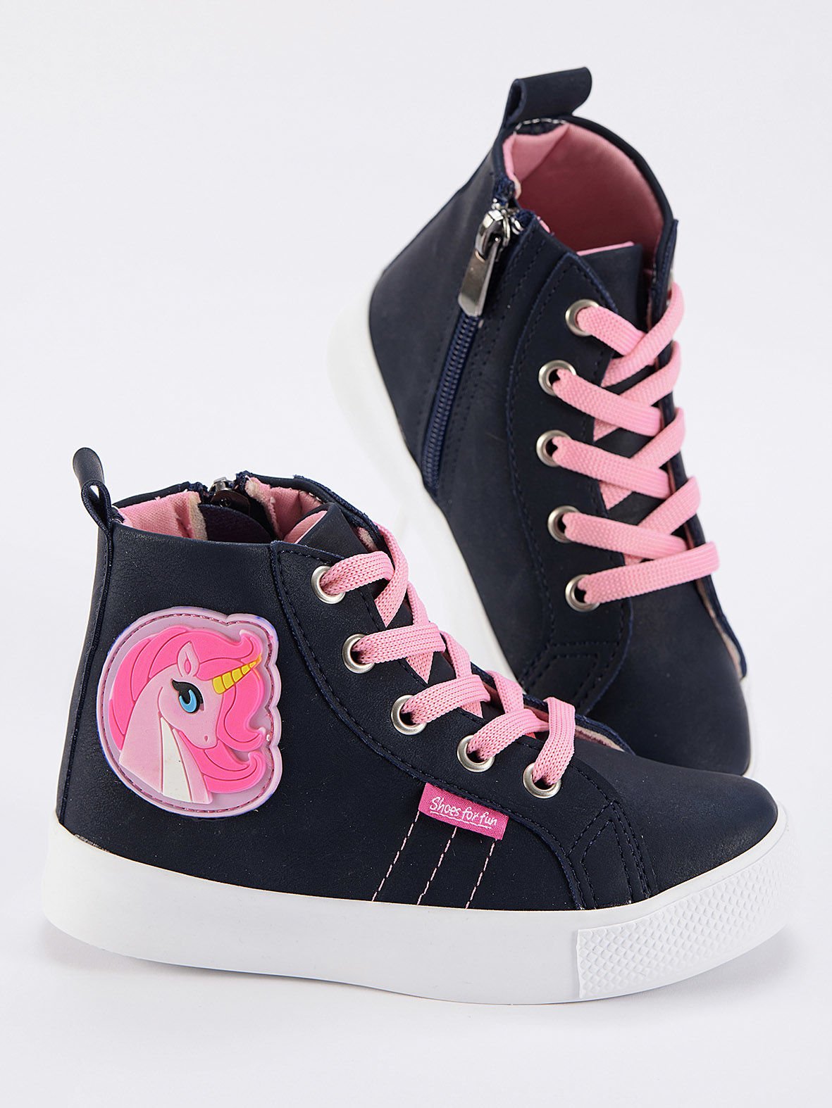 Unicorn Lacivert Kız Çocuk Sneakers Spor Ayakkabı 34 N - Lacivert