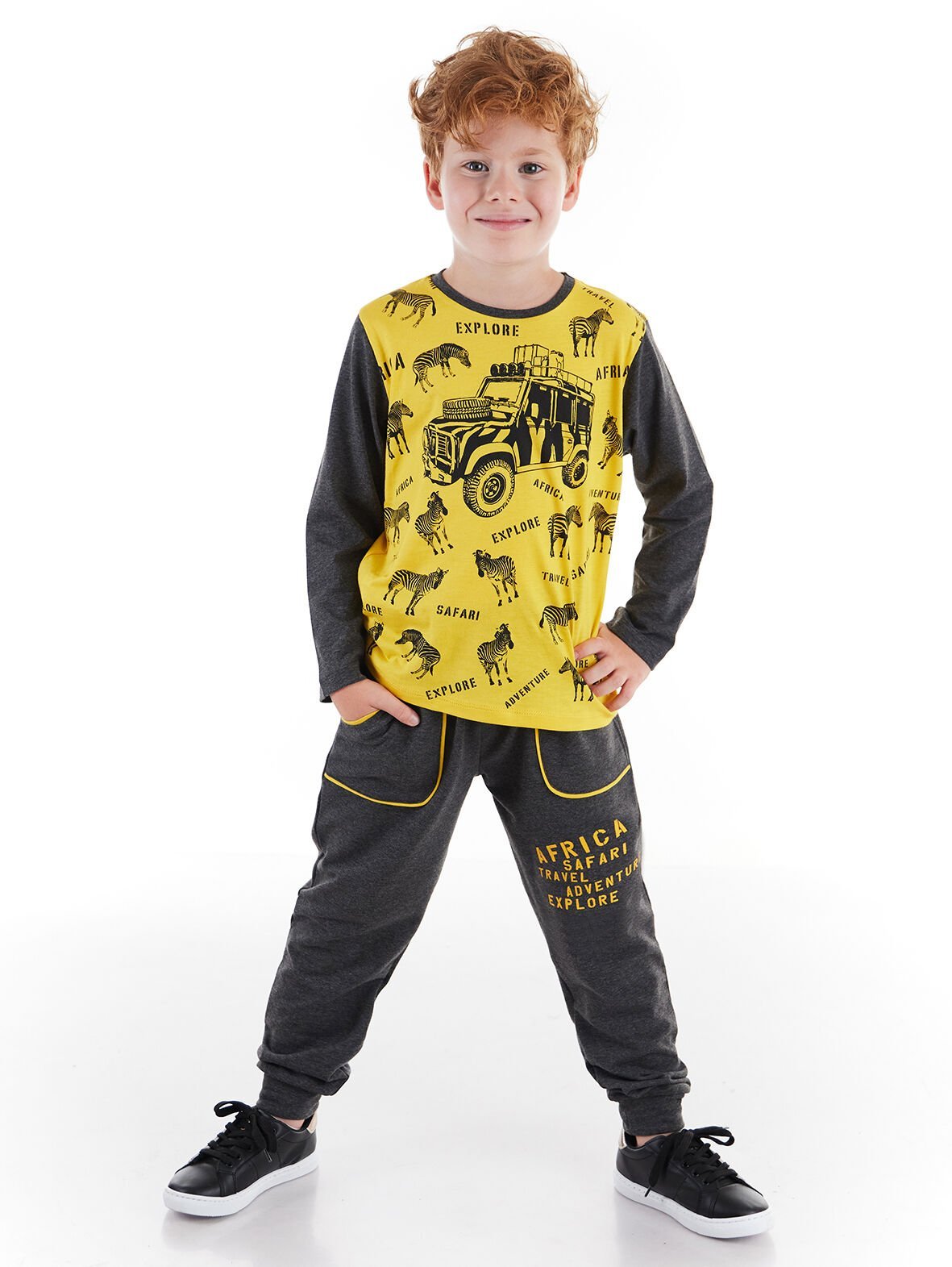 Explore Africa Erkek Çocuk T-shirt Pantolon Takım