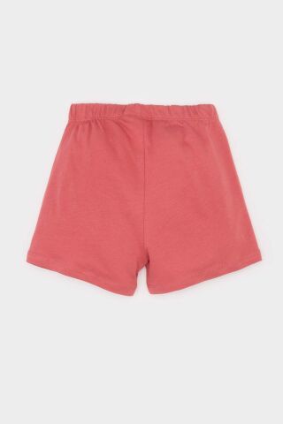 Erkek Bebek Pijama Takımı Baskılı Kısa Kollu Penye Üst Beli Lastikli Şort