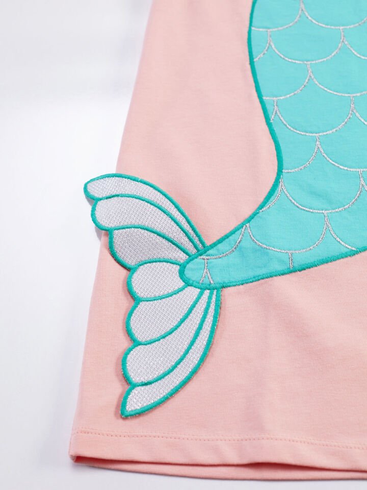 Denizkızı Pembe Kız Çocuk Elbise 6 Y - Pembe