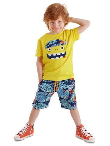 Hawai Korsan Erkek Çocuk T-shirt Şort Takım