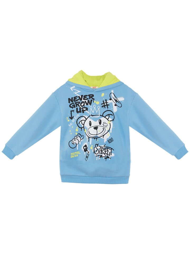 Cool Bear Erkek Çocuk Sweatshirt 9 Y - Mavi