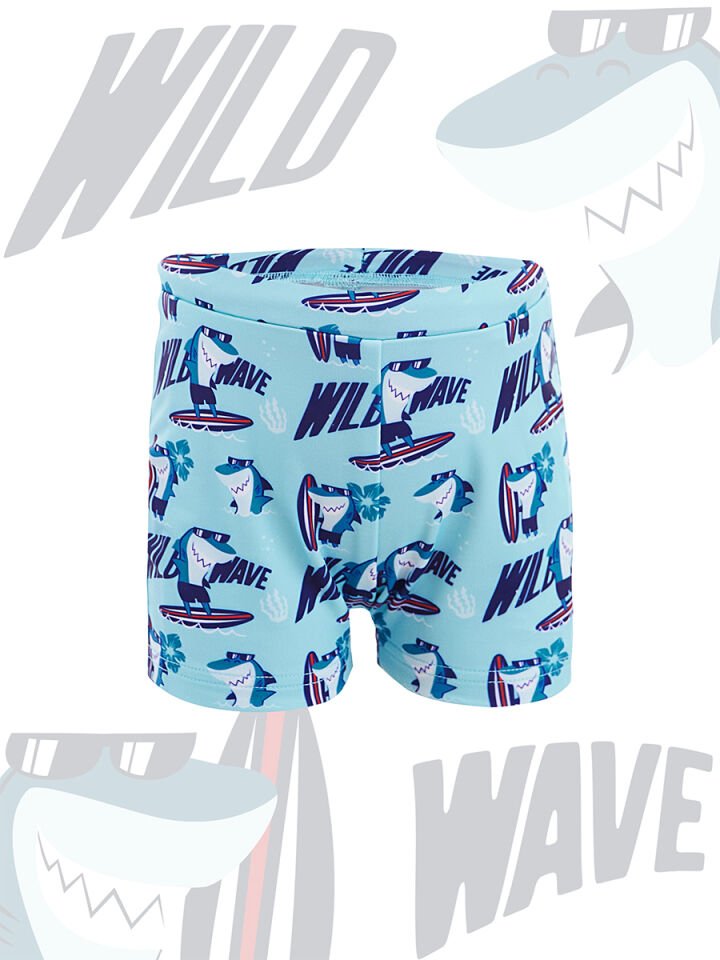 Shark Erkek Çocuk Şort Mayo 5-6 Y - Mavi