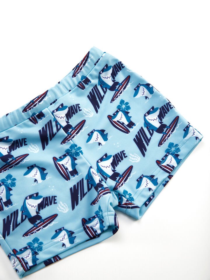 Shark Erkek Çocuk Şort Mayo 5-6 Y - Mavi