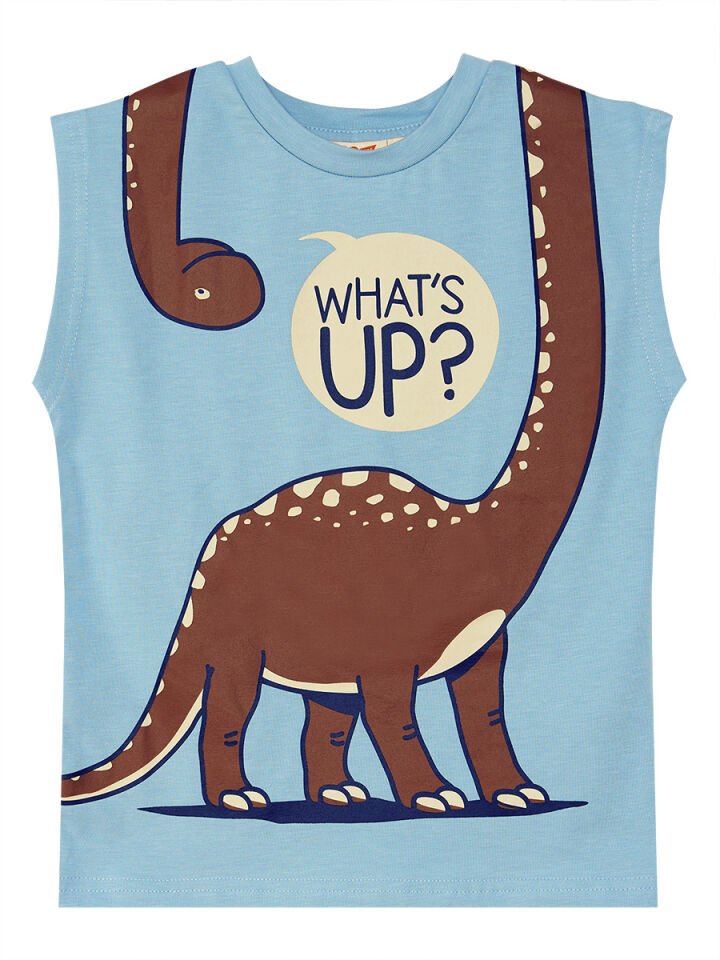 Titan Yaz Erkek Çocuk T-shirt Şort Takım 3 Y - Lacivert, Mavi