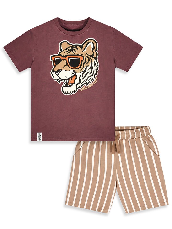 Cool Tiger Erkek Çocuk T-shirt Şort Takım
